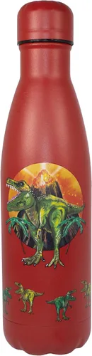 Vista 14 de NatureVac - Black Bear de Deluxebase. Botella de agua de acero inoxidable con aislamiento térmico de 17 onzas. Frasco de vacío reutilizable y a