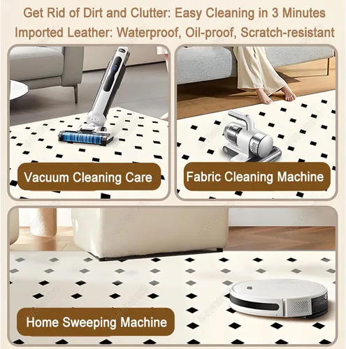 Vista 3 de Electric Heated Rug,Underfloor Heating for Carpet,Multi-Layer Construction,Constant Temperature Warm-Up,Adjustable Temperature,Durable PVC Heated