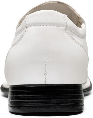 Vista 6 de Bruno Marc - Mocasines Giorgio de vestir con forro de cuero para hombre
