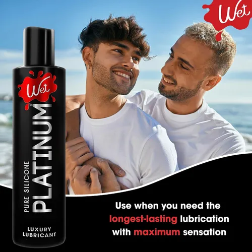 Vista 5 de Lubricante de silicona premium de platino, húmedo 3,1 onzas líquidas/93 ml, Paquete de 2, 1