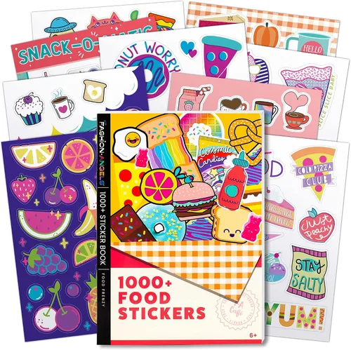 Vista 8 de Fashion Angels Más de 2,000 cuadernos de calcomanías del alfabeto, incluye divertidas y coloridas calcomanías de letras para manualidades, ideal