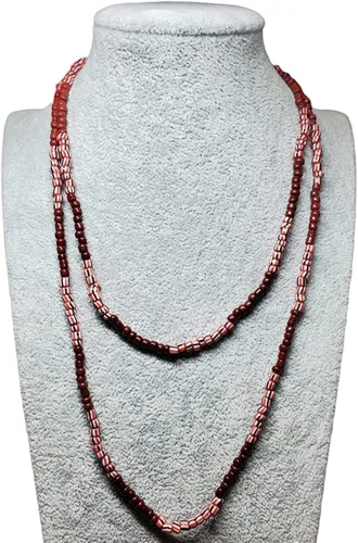 Vista 3 de Handmade Santeria Necklace Ifa Iyawo Babalawo Eleke Collar de Bandera
