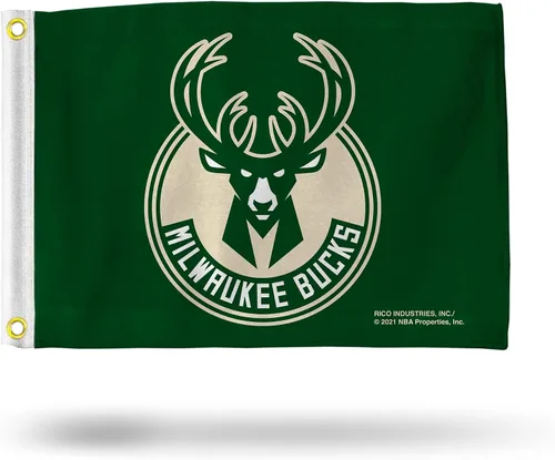 Vista 8 de Rico Industries Bandera estándar de baloncesto de la NBA, de doble cara, ideal para barco/carrito de golf, hogar, etc.