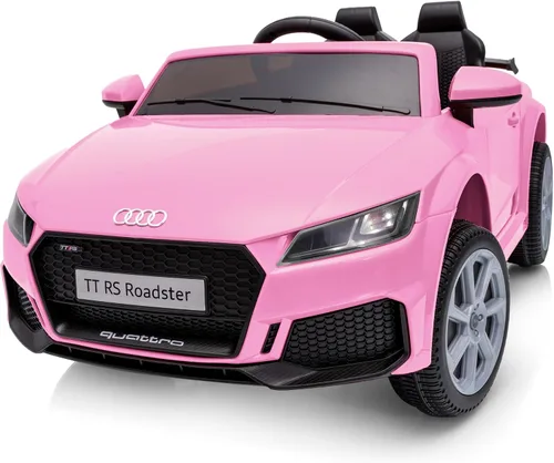 Vista 8 de Audi TTRS 12V - Juguetes de paseo con licencia para niños pequeños de 1 a 3 años Azul oscuro