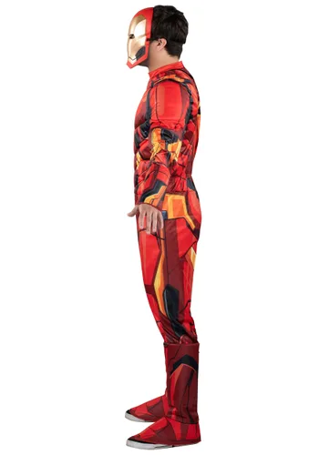 Vista 5 de Disfraz de Iron Man de Marvel para Hombre Multicolor