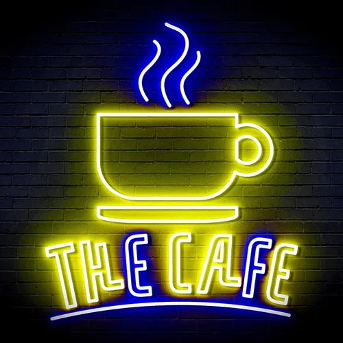 Vista 15 de ADVPRO Coffee – The Cafe Extra-Large Ultra-Bright LED Neon Sign - Blue & Red - st16s54-fn-j0026-br