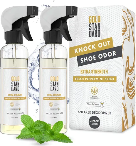 Vista 6 de Desodorizante natural para zapatos en aerosol y eliminador de olores, 1 paquete de 6 onzas, refrescante y de larga duración, aroma cítrico fresco