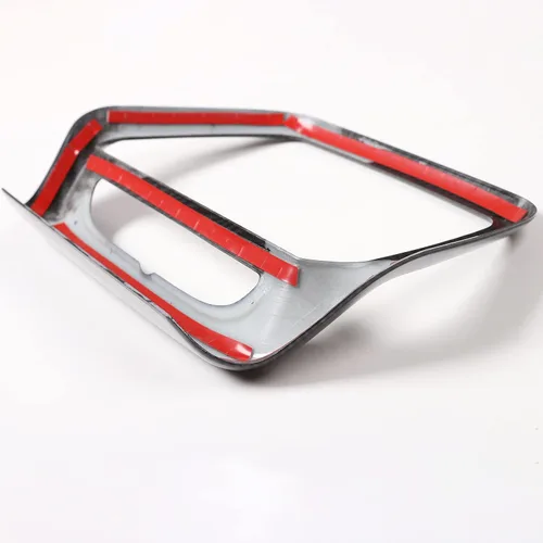 Vista 3 de RT-TCZ Cubierta de marco de panel de pantalla grande para GPS de navegación, accesorios interiores de fibra de carbono para Chevrolet Camaro 2017
