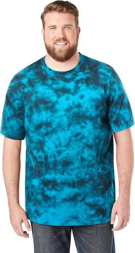 Vista 27 de KingSize Big & Tall - Camiseta ligera, sin encogimiento, con cuello redondo para hombre Gris Caliente Carbón