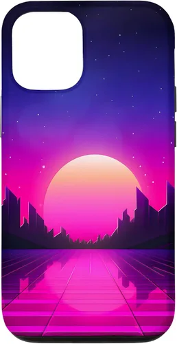 Vista 28 de Retrowave Vaporwave Synthwave 80s Style Case for iPhone 17
