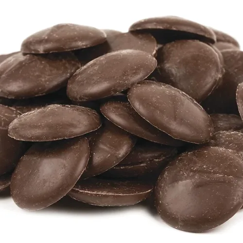 Vista 3 de Merckens - Bolsa de obleas de chocolate para derretir a granel, perfecta para sumergir, postres, hornear y más (oscuro, 2 libras)