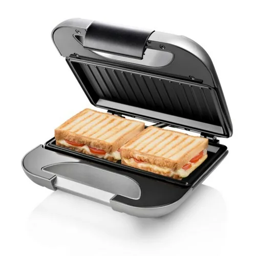 Vista 4 de Sandwichera Grill Princess 01.127003.01.001 Negro Plateado 750 W