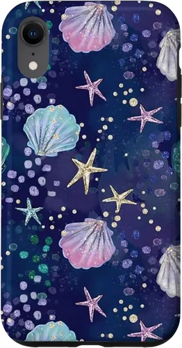 Vista 25 de Summer Aesthetic Seashell Purple Ocean Case for iPhone 17