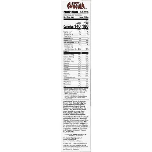 Vista 2 de General Mills Cereal Monsters Cereal 4 unidades (Franken Berry, Boo Berry, Count Chocula, Cereal) 40 onzas