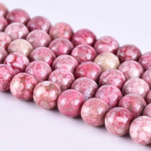 Vista 52 de 6mm Cuentas Redondas de Granate para Hacer Joyería DIY, Poder Curativo de Cristal, Piedras Preciosas Sueltas para Hacer Pulseras y Collares, Hilo