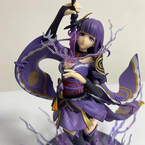 Vista 2 de Figura de Raiden Shogun 1/7 Beelzebul 26CM personaje de juego PVC modelo de anime juguete