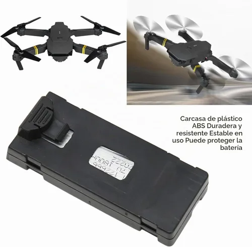 Vista 3 de FOSA Batería de dron a control remoto, profesional de 3.7 V 1800 Mah, batería UAV para E88 E88PRO E88MAX E525 E99 E99PRO P1 P5PRO K3 S1 P8, batería