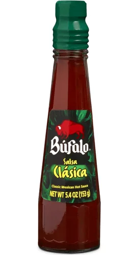 Vista 3 de Bufalo Salsa Clasica Salsa picante mexicana 5.4 oz (paquete de 3)