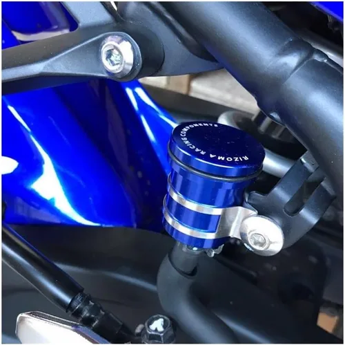 Vista 5 de Líquido de freno de la motocicleta Depósito de aceite del cilindro del embrague del depósito de aceite para Y&amaha Virago 250 FZ25 XJR 1200 YZ 250