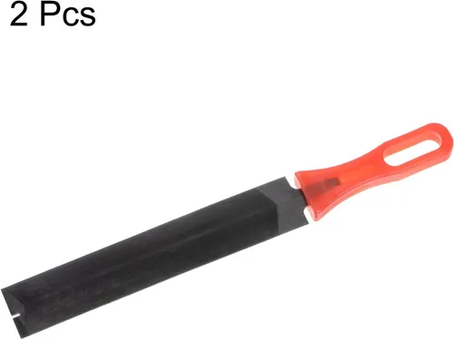 Vista 3 de HARFINGTON 2 limas cónicas en forma de pluma de 6 pulgadas con rodamiento T12 de acero de 9.252 x 1.063 in de longitud cortada a mano con mango