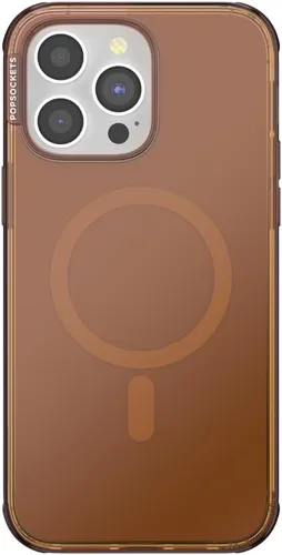 Vista 170 de PopSockets Funda para iPhone 17 Pro Max con MagSafe, color borgoña