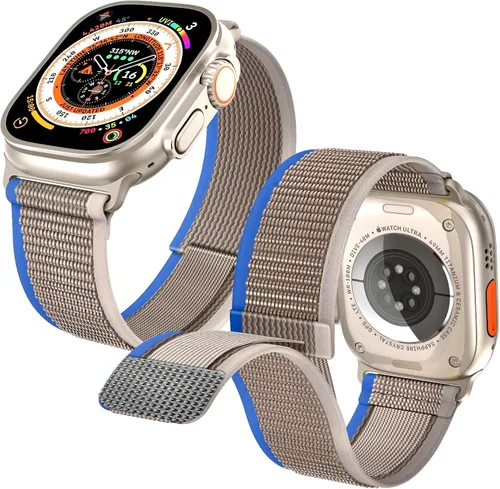 Vista 9 de Trail Loop - Correa de nailon compatible con Apple Watch