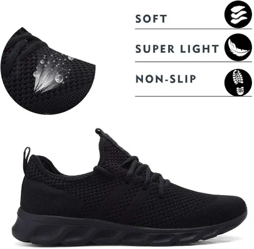 Vista 2 de Damyuan - Tenis para mujer informales, con cordones, ligeros, para caminar o correr