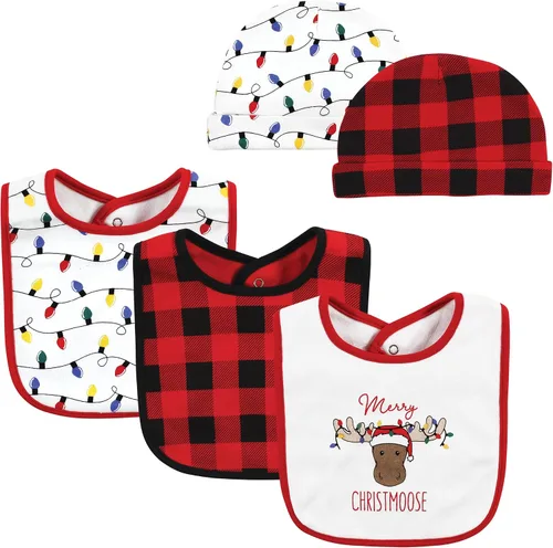 Vista 55 de Hudson Baby Conjunto de babero y diadema de algodón unisex para bebé Leopard Mamas Mini