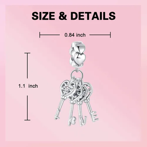 Vista 95 de Abalorios de plata de ley 925 con letras de la A ~ Z, para pulseras, collares, Día de San Valentín, Día de la Madre, joyería regalos para mujeres