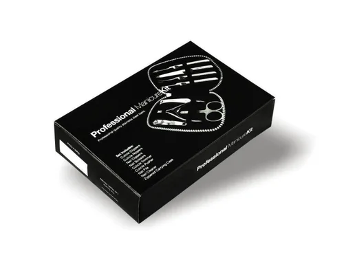 Vista 2 de Juego de cortaúñas 8 en 1, kit de manicura y pedicura para uñas de manos y pies con estuche de viaje portátil, el mejor regalo para hombres