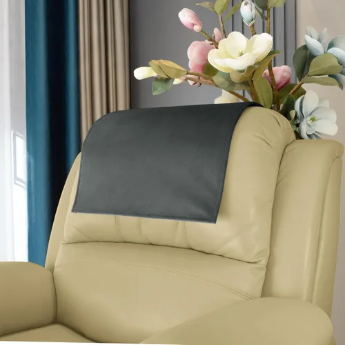 Vista 19 de Funda Antideslizante para Reposacabezas de Fundas de Muebles, Protector de Reposacabezas de Piel Sintética para Silla Reclinable, Funda Protectora