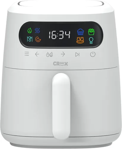 Vista 5 de CRUX x Marshmello - Freidora de aire digital de 3.0 cuartos de galón con tecnología TurboCrisp, control de temperatura de pantalla táctil