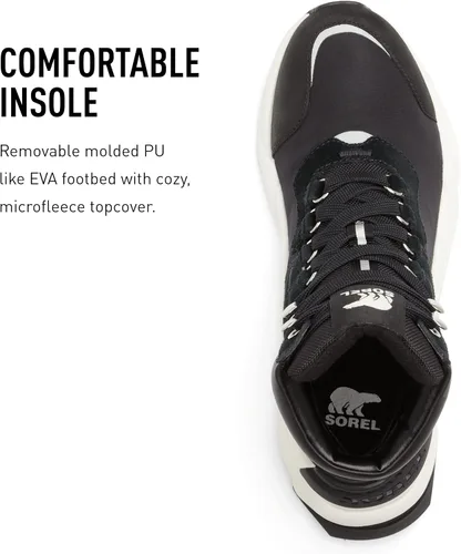 Vista 5 de Sorel Botas Kinetic RNEGD Conquest para mujer, botas de invierno de cuero impermeables