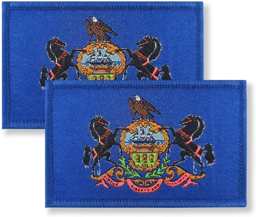 Vista 10 de Overdecor Parche de bandera de Alabama - Parches militares tácticos - Cierre de velcro, paquete de 2
