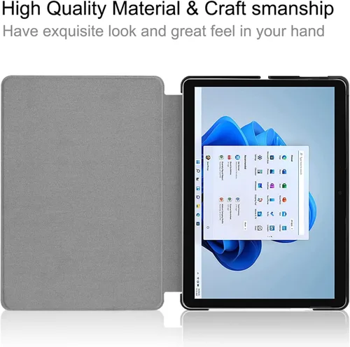 Vista 7 de Gylint Funda para Microsoft Surface Pro 8, de poliéster de múltiples ángulos, delgada, ligera, para tableta Microsoft Surface Pro 8 de 13 pulgadas