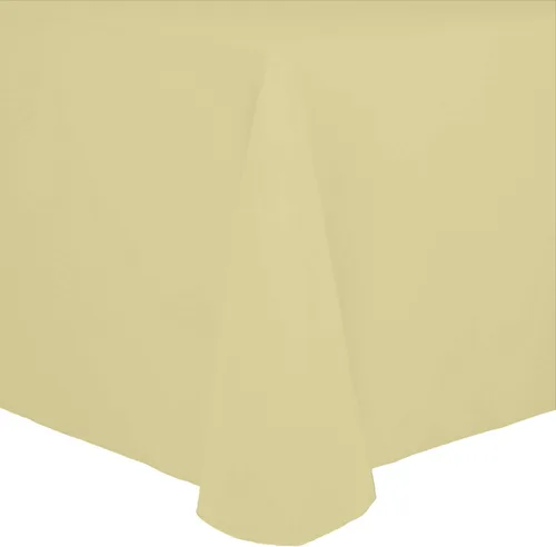 Vista 39 de Ultimate Textile Cotton-Feel - Mantel ovalado de poliéster hilado resistente a las manchas y a las arrugas, lavable a máquina, color berenjena, 1