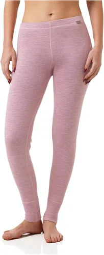 Vista 13 de MERIWOOL - Pantalones térmicos de capa base para mujer, 100% lana merina, 400g, pesados Negro