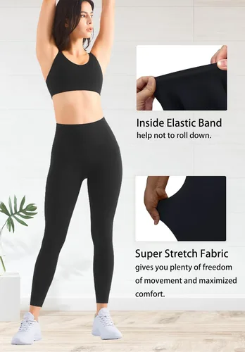 Vista 4 de GYMAGINE Workout Leggings for Women Compression Leggings with Pockets Butt Lift