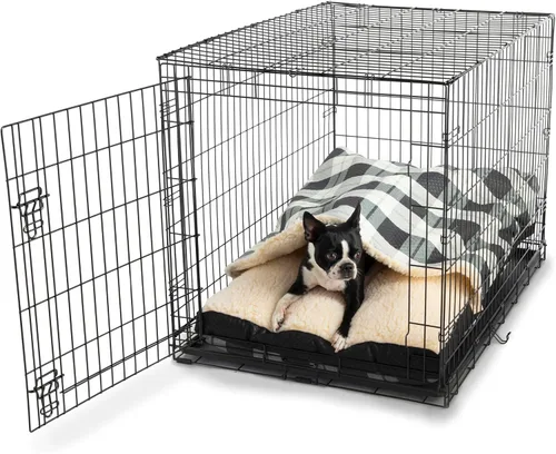 Vista 6 de Snoozer Cama de lujo para mascotas con microsuede, pequeña - antracita