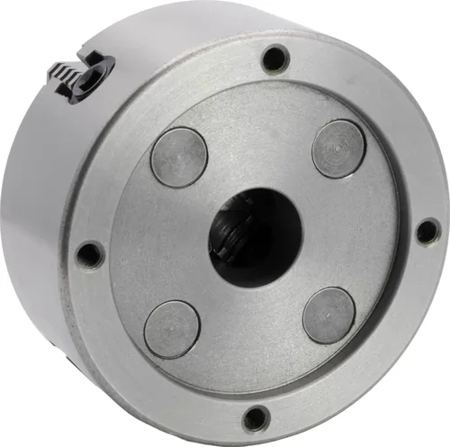 Vista 3 de CME Portabrocas de torno independiente de 4 mandíbulas de 5 pulgadas con placa de respaldo semiacabada roscada de 2 1/4"-8, máquina para adaptarse a