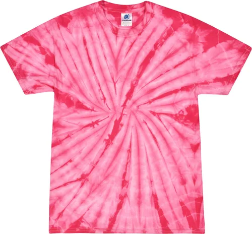 Vista 36 de Colortone Camisetas de teñido anudado de araña para hombres y mujeres, camisetas unisex de manga corta con teñido anudado para adultos Blaze