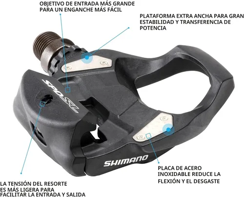 Vista 2 de Shimano Pedal de carretera PD-RS500 SPD-SL