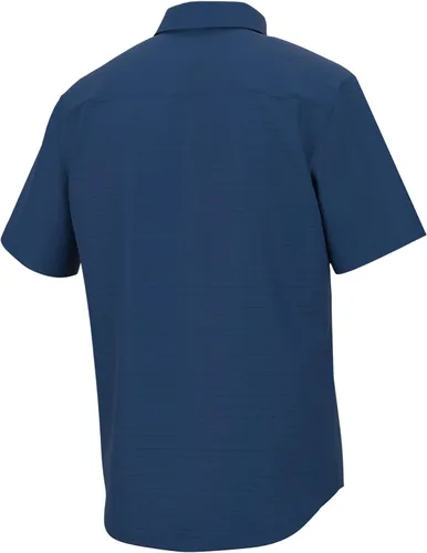 Vista 2 de HUK Camisa de pesca de manga corta con botones para hombre Kona