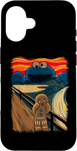 Vista 32 de Cookie Muncher The Scream Munch Monster Joke Funda para iPhone 17