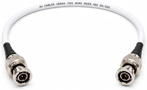Vista 13 de AV-Cables Cable BNC 3G/6G HD SDI Mini RG59 - Belden 1855a (1.5 pies, negro)