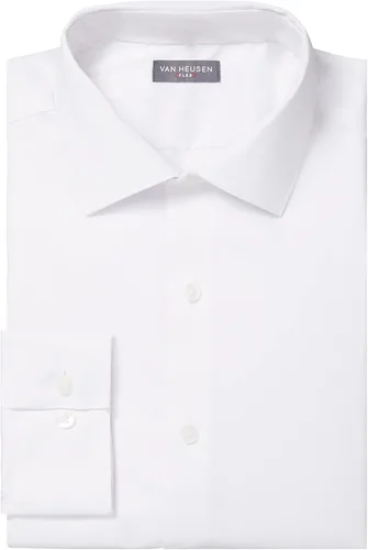 Vista 3 de Van Heusen Camisa de vestir para hombre, ajuste delgado, sin arrugas, cuello flexible, elástico