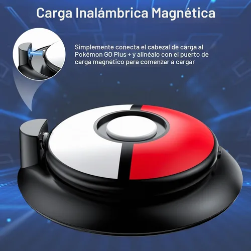 Vista 3 de KUNSLUCK Estación de carga para GO Plus + 2023, base de carga RGB con funda protectora para GO Plus +