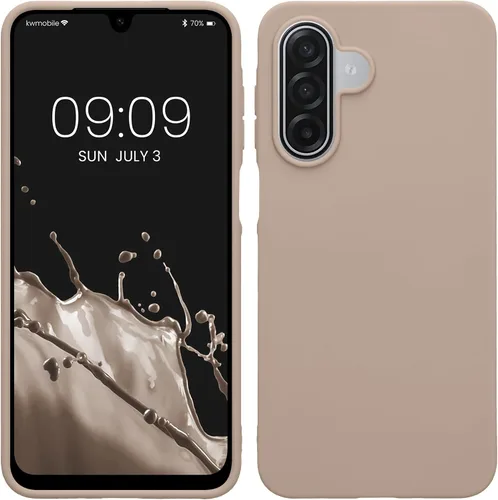 Vista 70 de kwmobile Funda compatible con Samsung Galaxy A12 - Funda protectora de silicona TPU suave y delgada - Azul Báltico Azul (Baltic Blue)