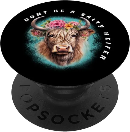 Vista 6 de Don't Be A Salty Heifer Please Hay Girl - PopSockets MagSafe PopGrip para iPhone