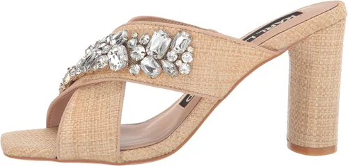 Vista 8 de Karl Lagerfeld Paris Sandalias de tacón de vacuno para mujer